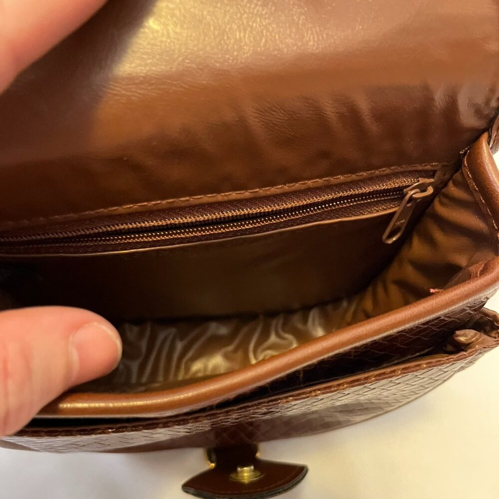 Mundi Dark Brown Saddle Bag Purse - Picture 7 of 10
